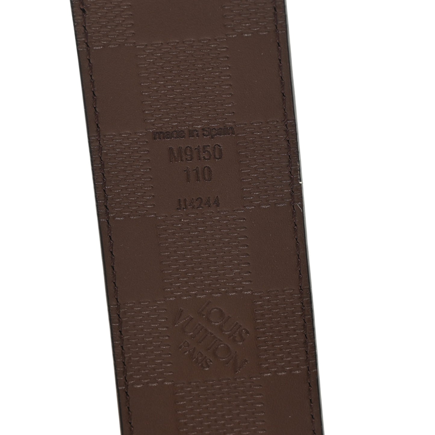 Damier Infini 40mm Reversible Belt 110 44 Black Brown