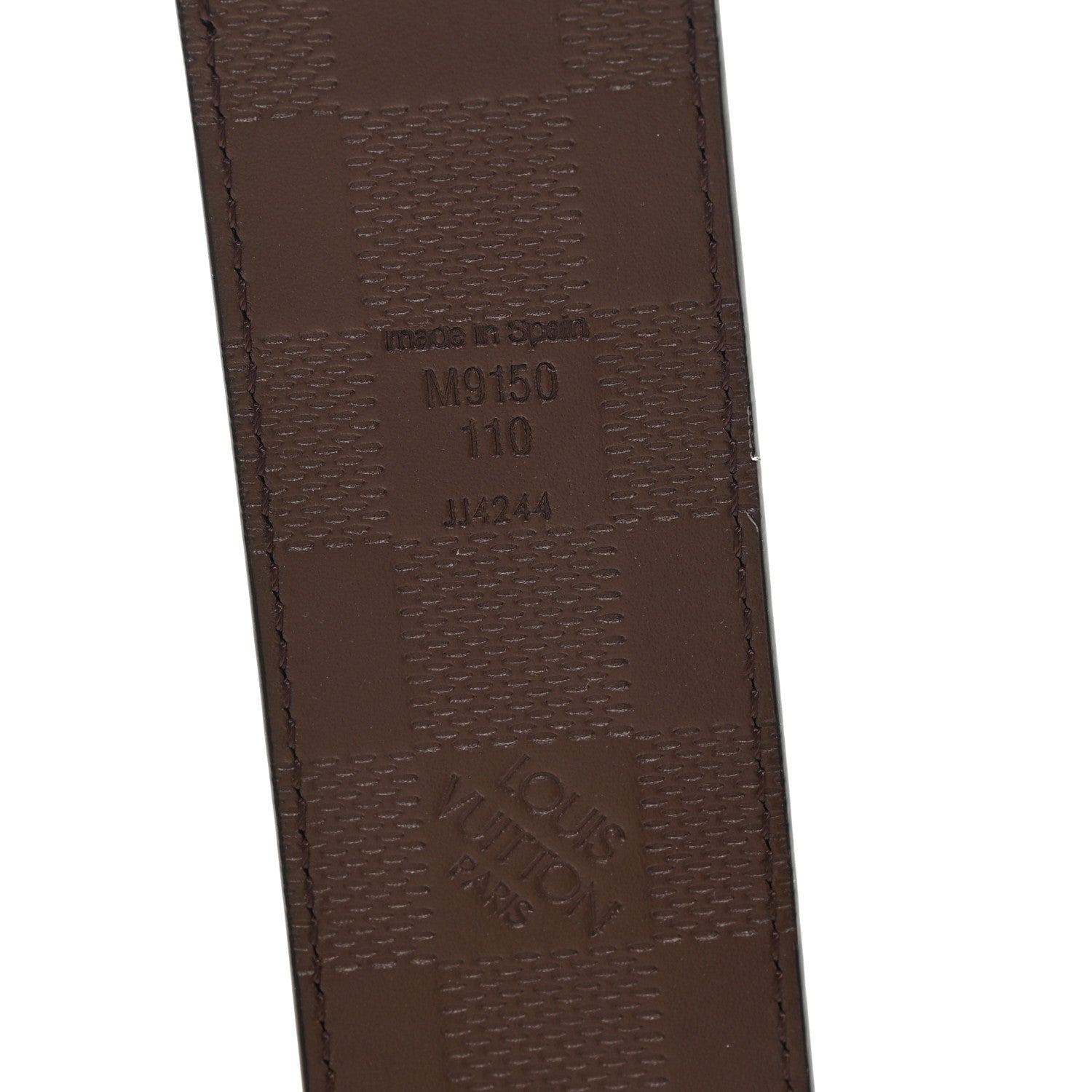 Louis Vuitton Damier Infini 40mm Reversible Belt 110 44 Black Brown 5 of 6