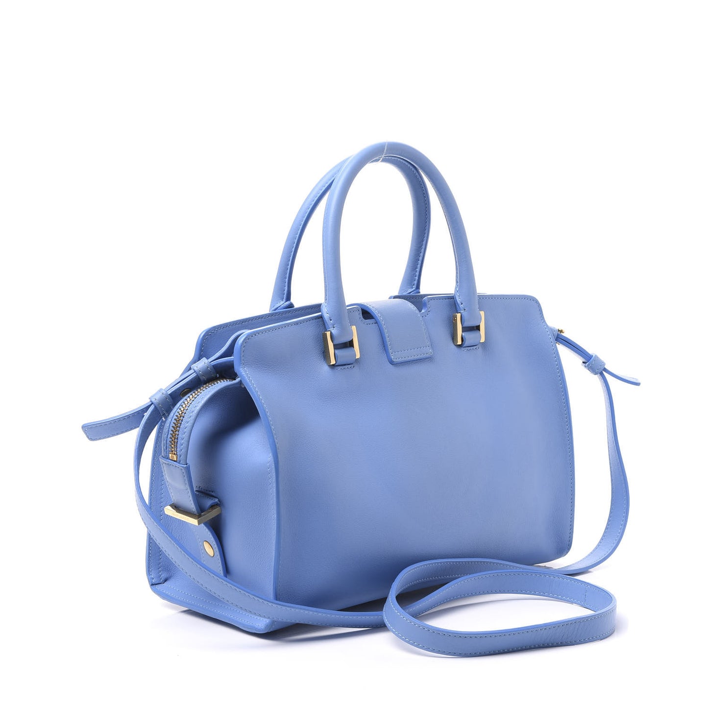 Calfskin Monogram Baby Cabas Blue Glacier