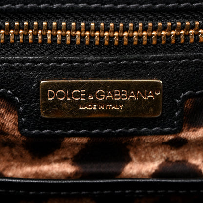 Dolce & Gabbana Denim Miss Sicily Satchel Blue Jeans 6 of 12