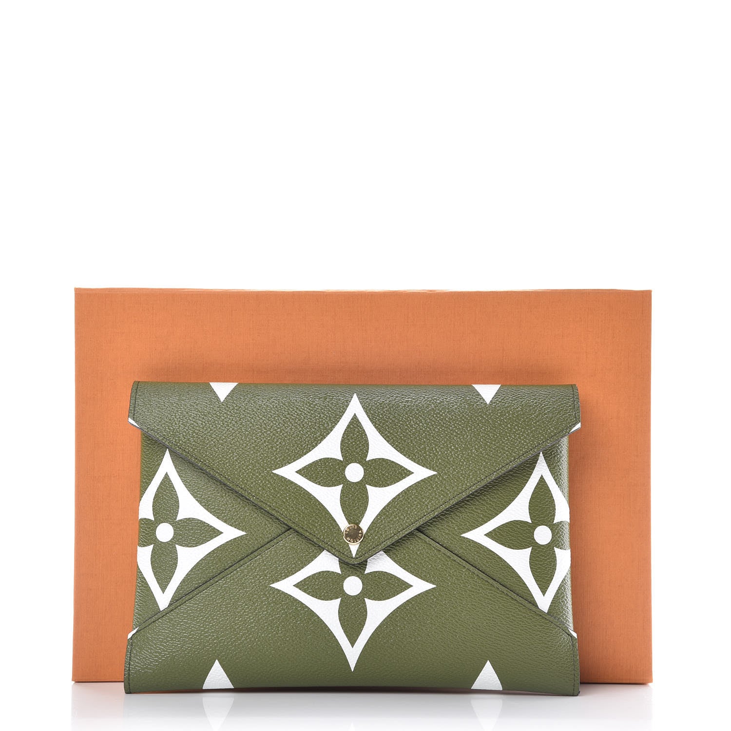 Louis Vuitton Monogram Giant Large Kirigami Pochette Kaki 8 of 8