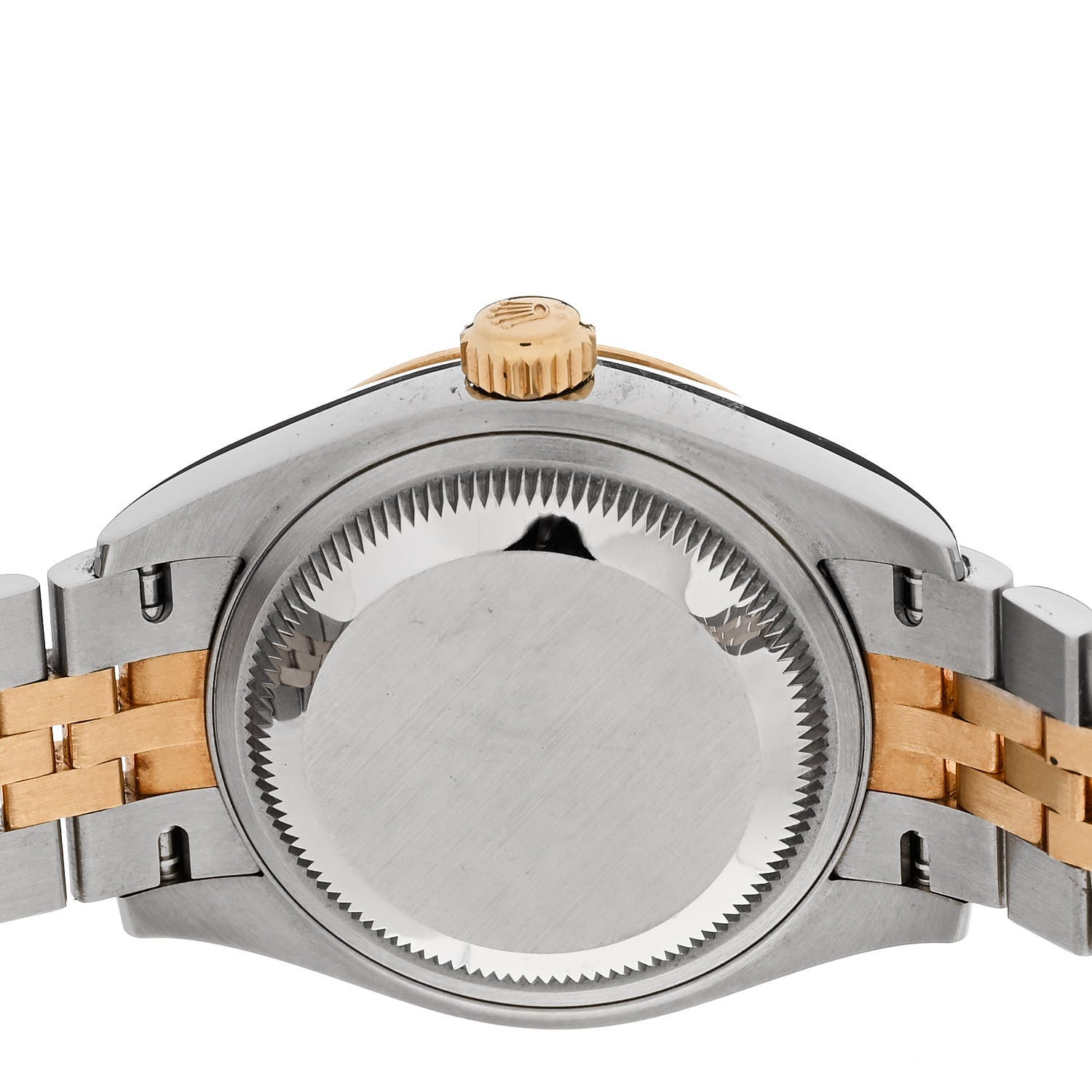 Rolex Stainless Steel 18K Yellow Gold Diamond 28mm Oyster Perpetual Datejust Watch Silver 279173 4 of 5