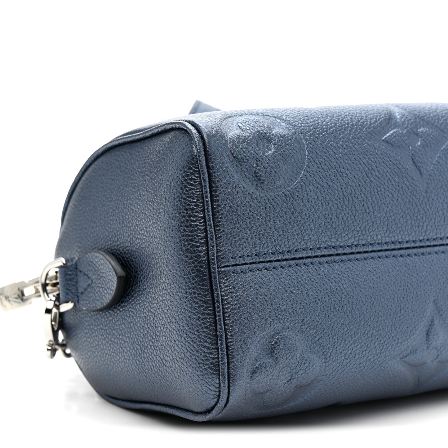 Metallic Empreinte Monogram Giant Speedy Bandouliere 20 Navy Nacre