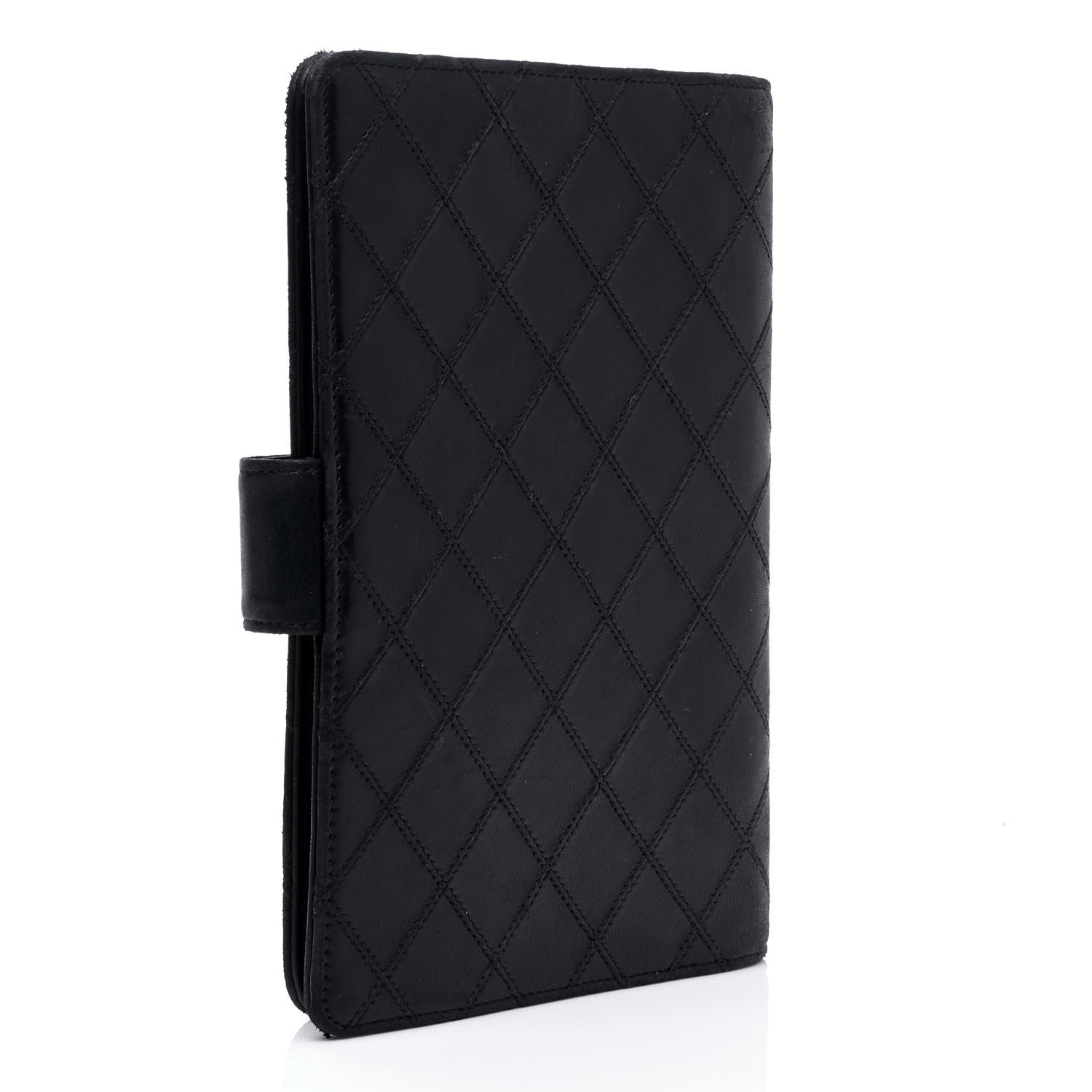 Chanel Lambskin Quilted Agenda Cover Black 2 of 5