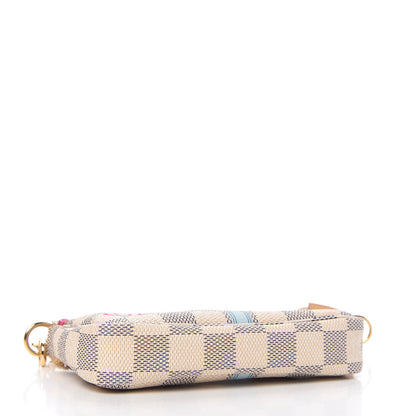 Louis Vuitton Damier Azur Summer Trunks Hawaii Mini Pochette Accessories 4 of 10
