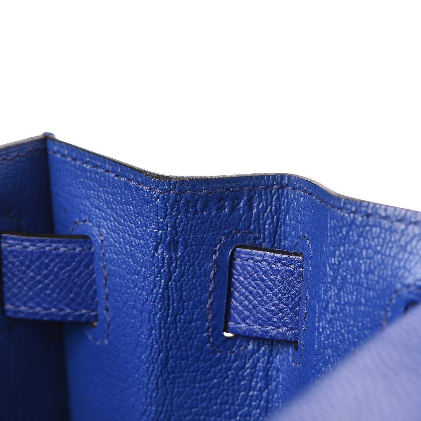 Epsom Kelly Sellier 28 Bleu Electrique