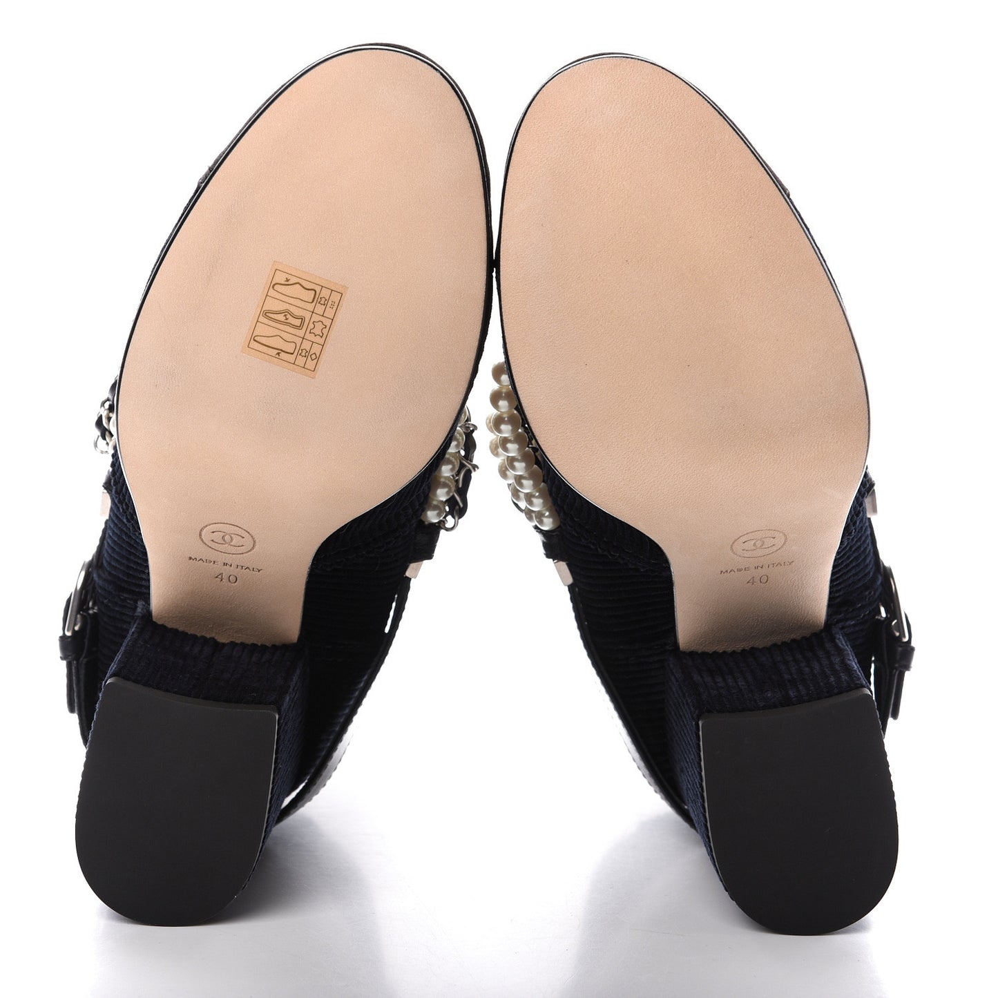 Velvet Satin Cap Cap Toe Short Boots 40 Navy Black