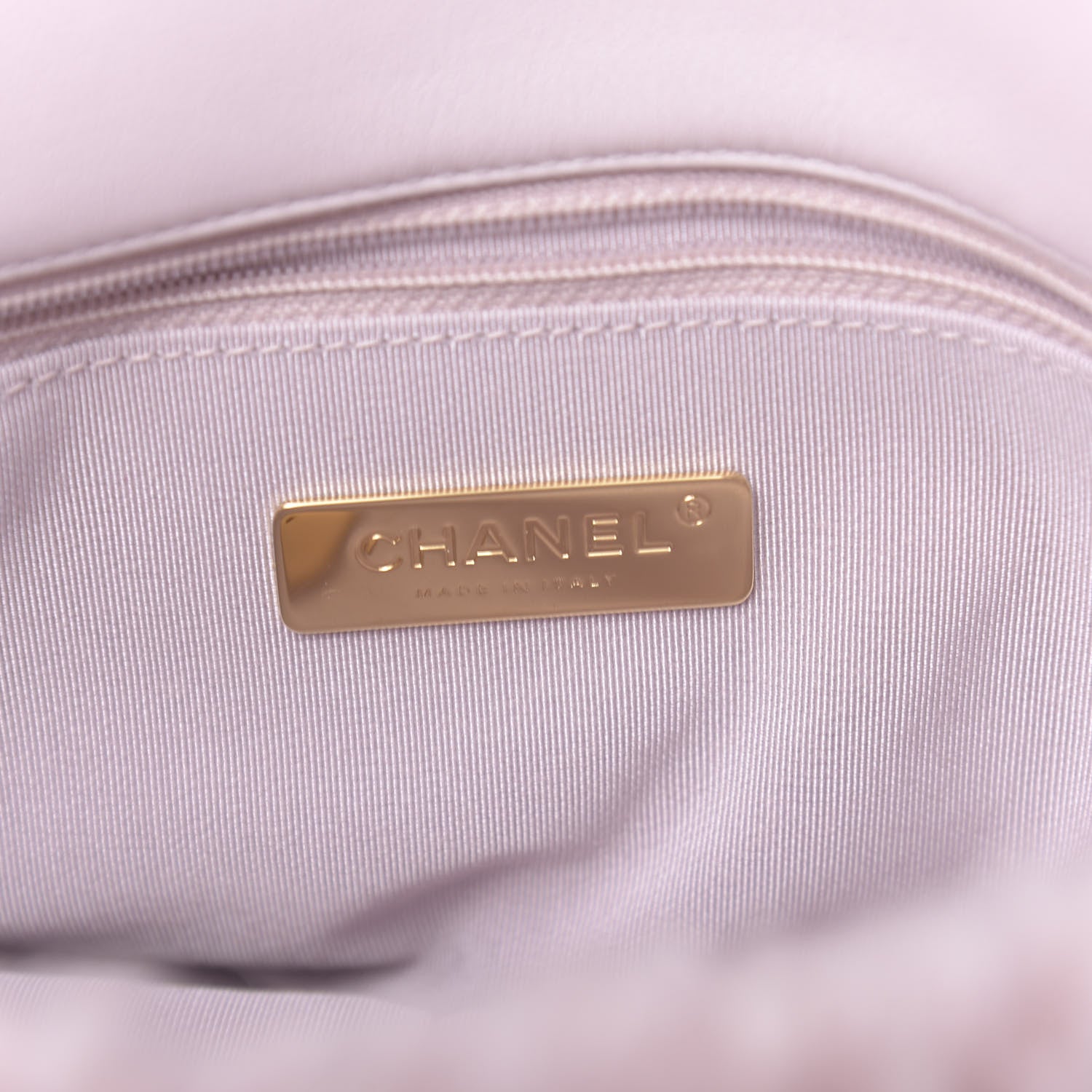 Chanel Shearling Sheepskin Medium 19 Flap Light Pink 6 of 11