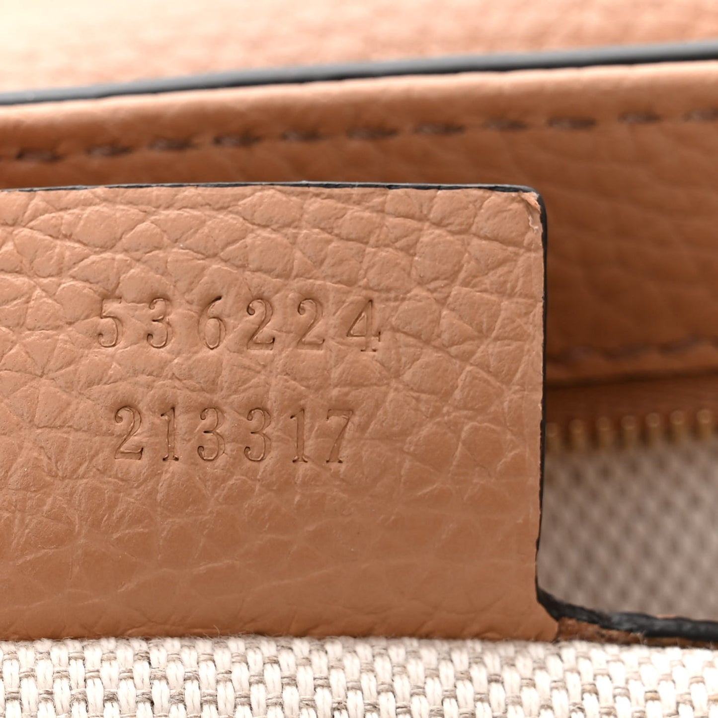 Pebbled Calfskin Medium Soho Flap Crossbody Camelia