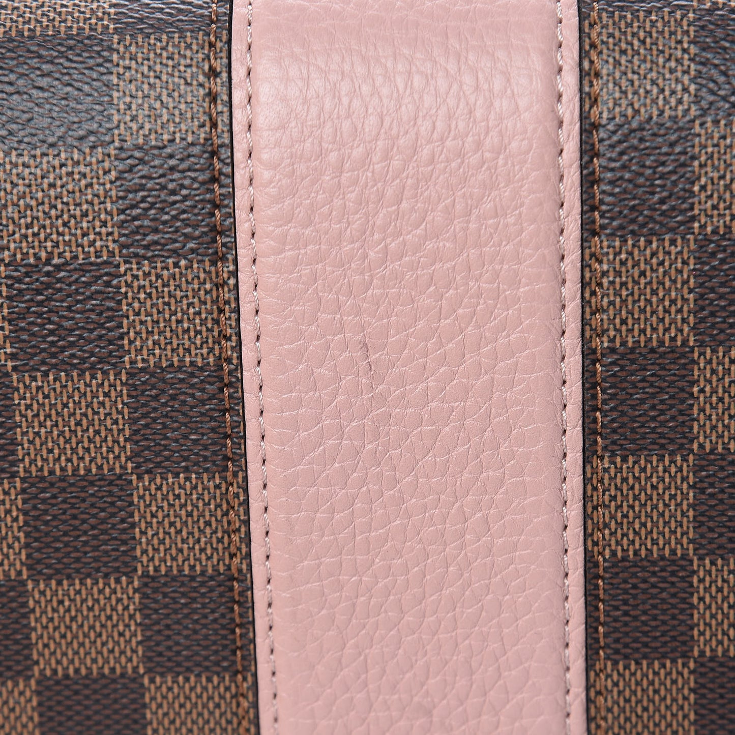 Damier Ebene Cuir Taurillon Wight Magnolia