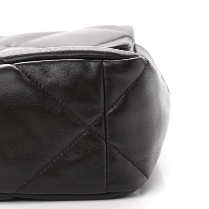 Chanel Lambskin Quilted Large Chanel 19 Flap Dark Brown 9 of 9