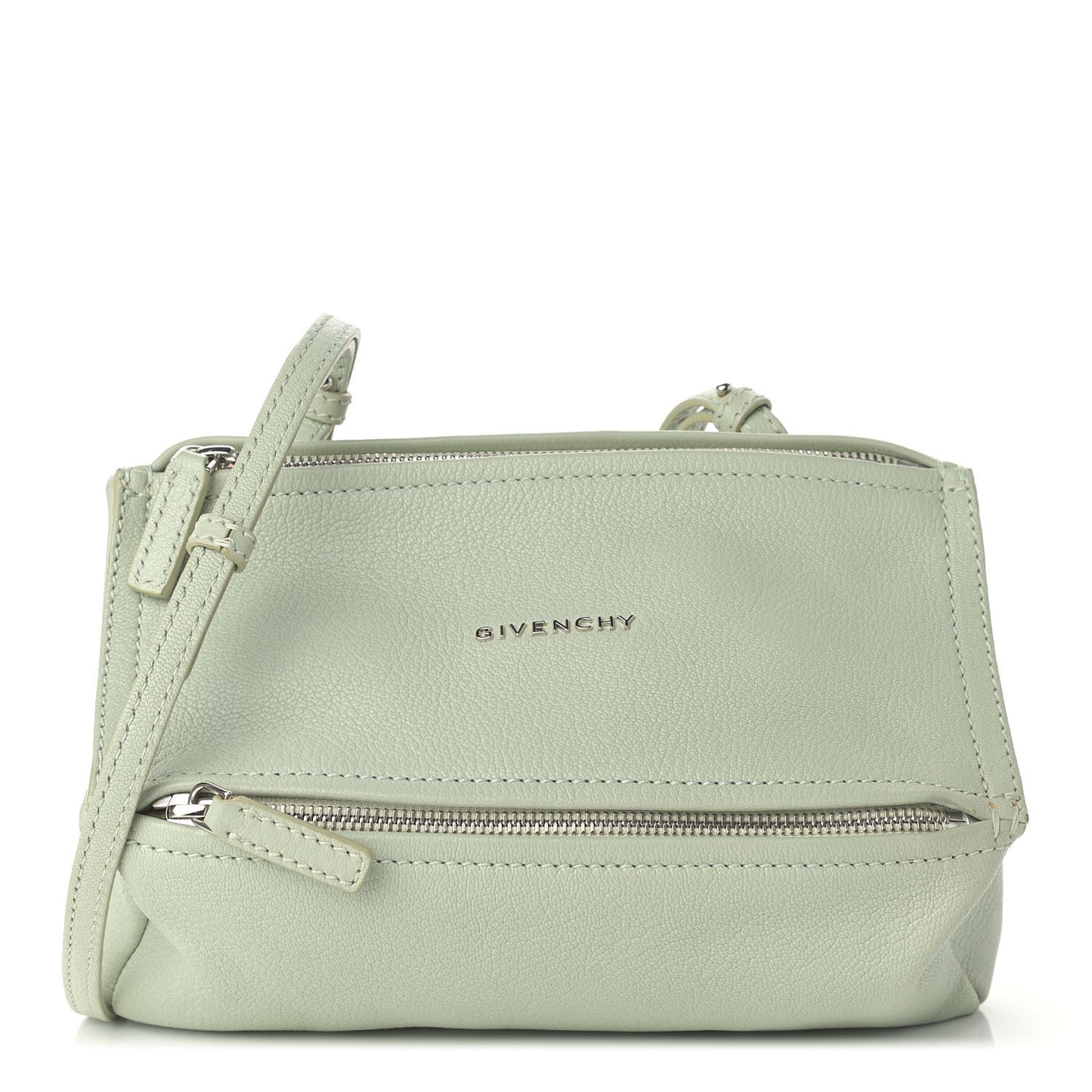 Sugar Goatskin Mini Pandora Aqua Green