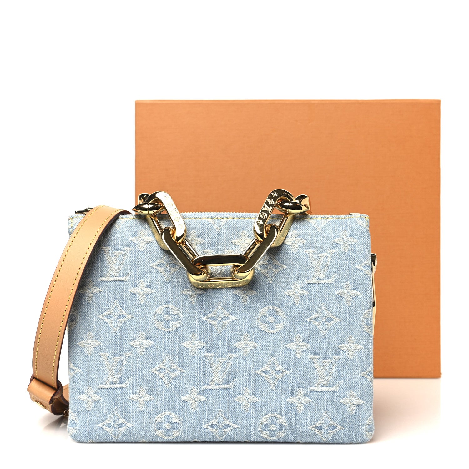Louis Vuitton Monogram Denim Coussin BB Sky Blue 10 of 10