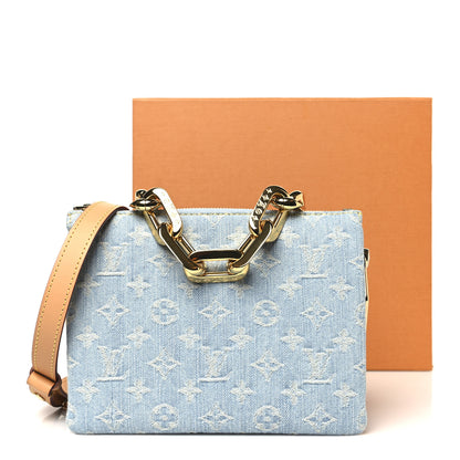 Louis Vuitton Monogram Denim Coussin BB Sky Blue 10 of 10