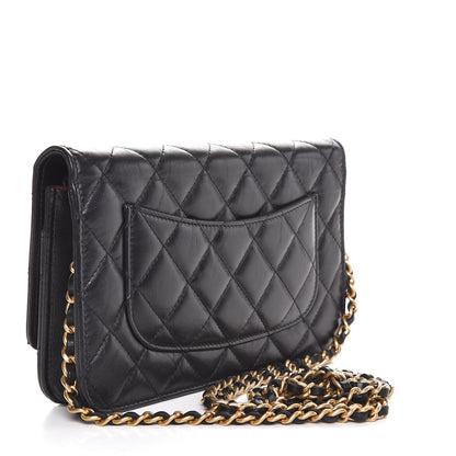 Chanel Aged Calfskin Quilted Reissue Wallet On Chain WOC Black 3 of 8