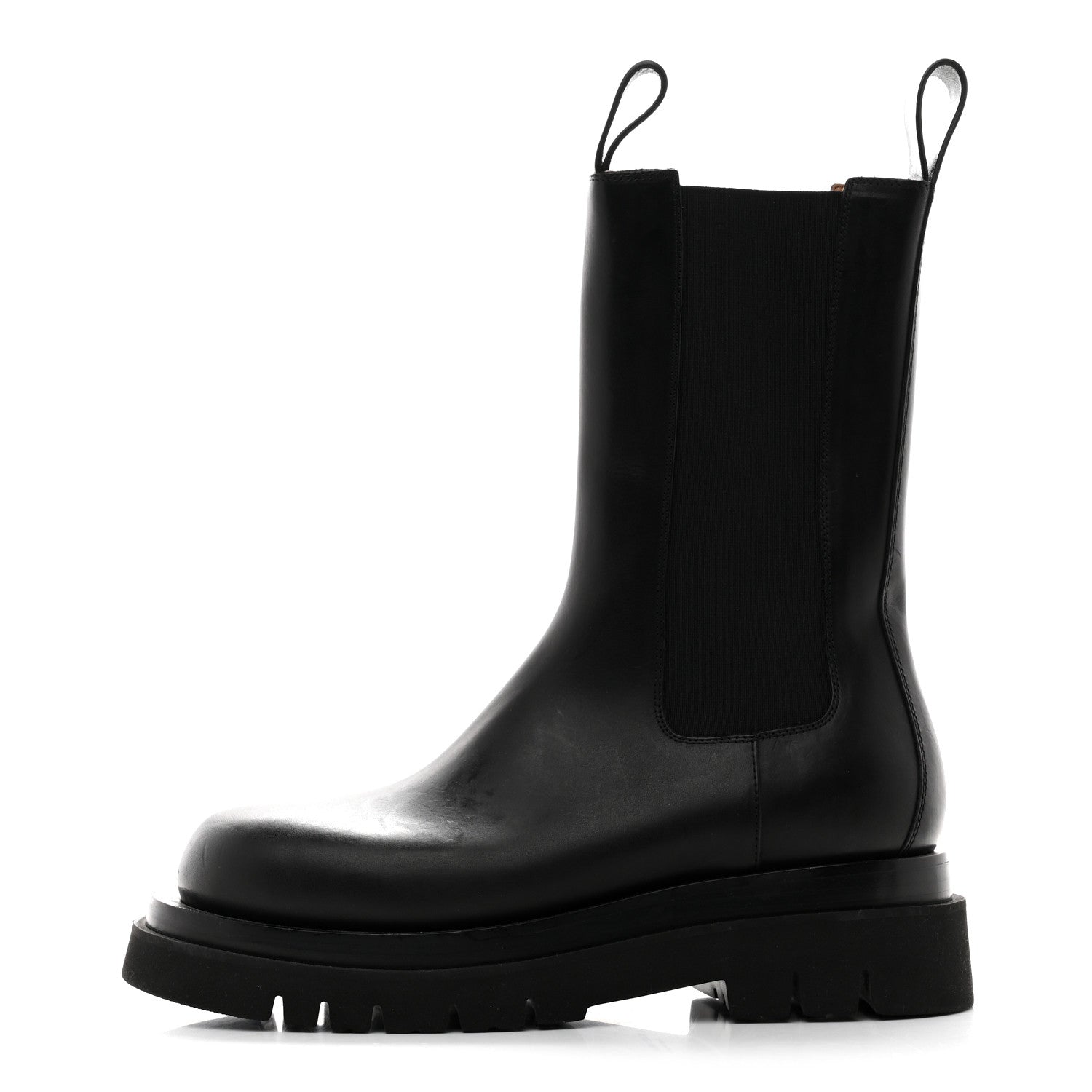 Bottega Veneta Calfskin The Lug Chelsea 55mm Boots 37 Black 1 of 9