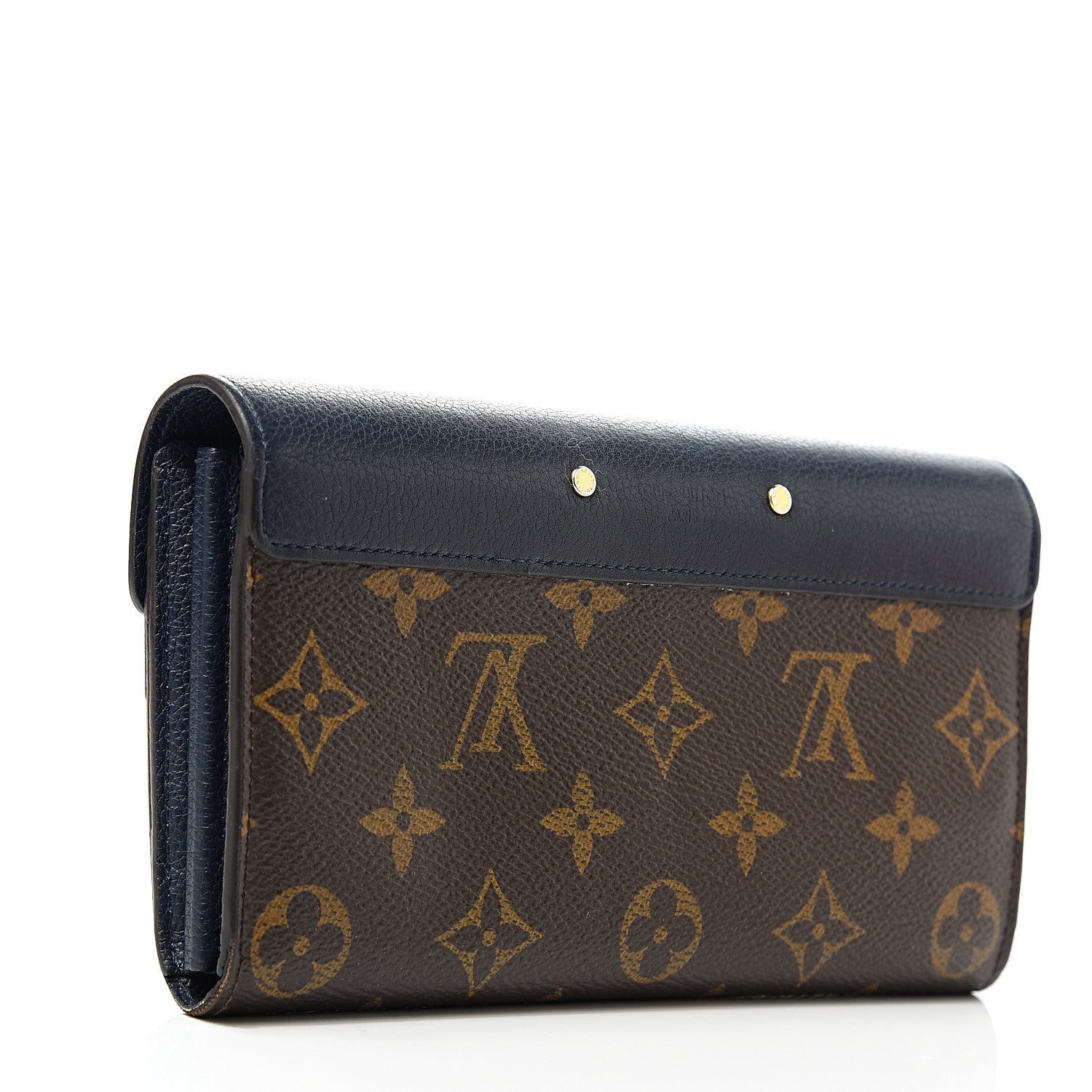 Louis Vuitton Monogram Pallas Wallet Blue Marine 2 of 5