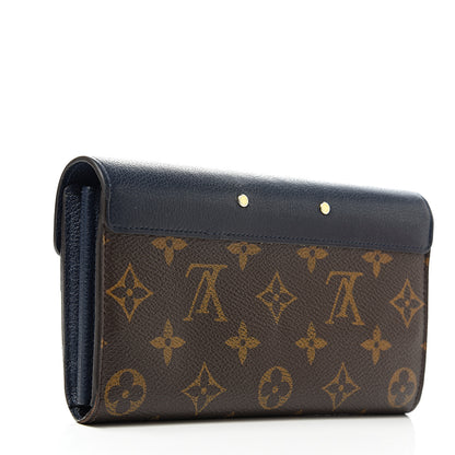 Louis Vuitton Monogram Pallas Wallet Blue Marine 2 of 5