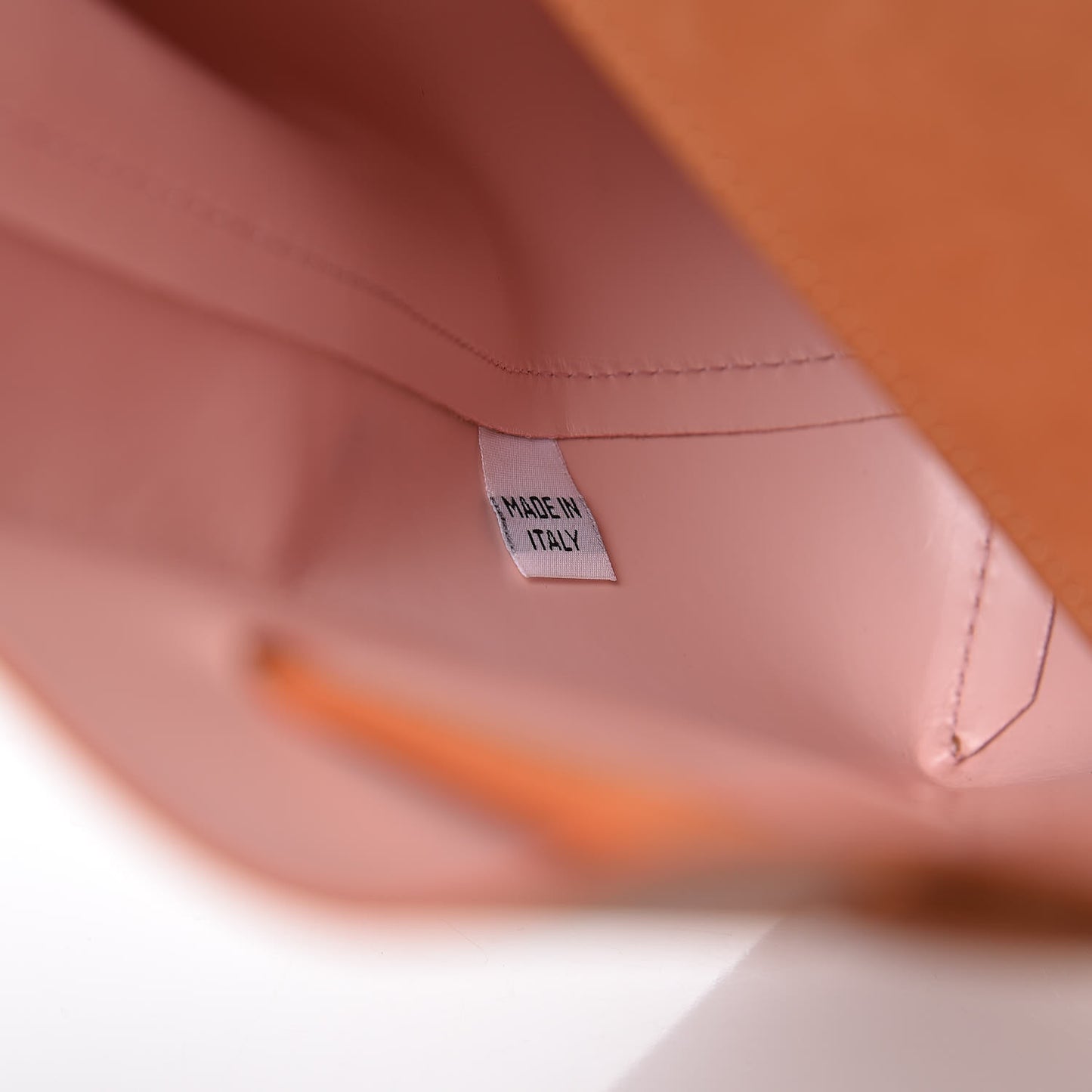 Calfskin Mini Lady Bag Camello Rosa