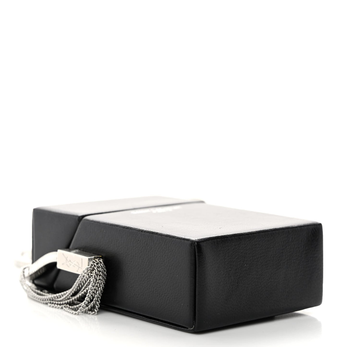 Lambskin Smoking Box Crossbody Black