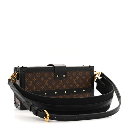 Louis Vuitton Monogram Petite Malle East West Black 3 of 12