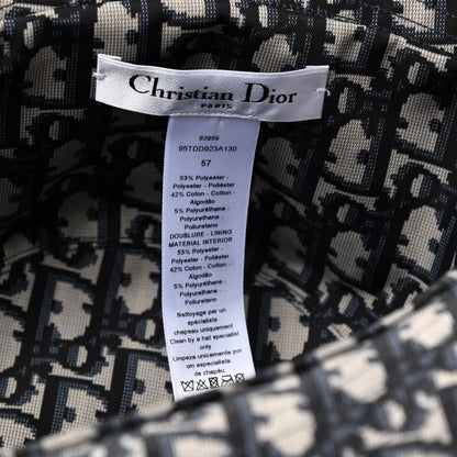 Christian Dior Oblique Reversible Teddy-D Brim Bucket Hat 57 Blue 8 of 8