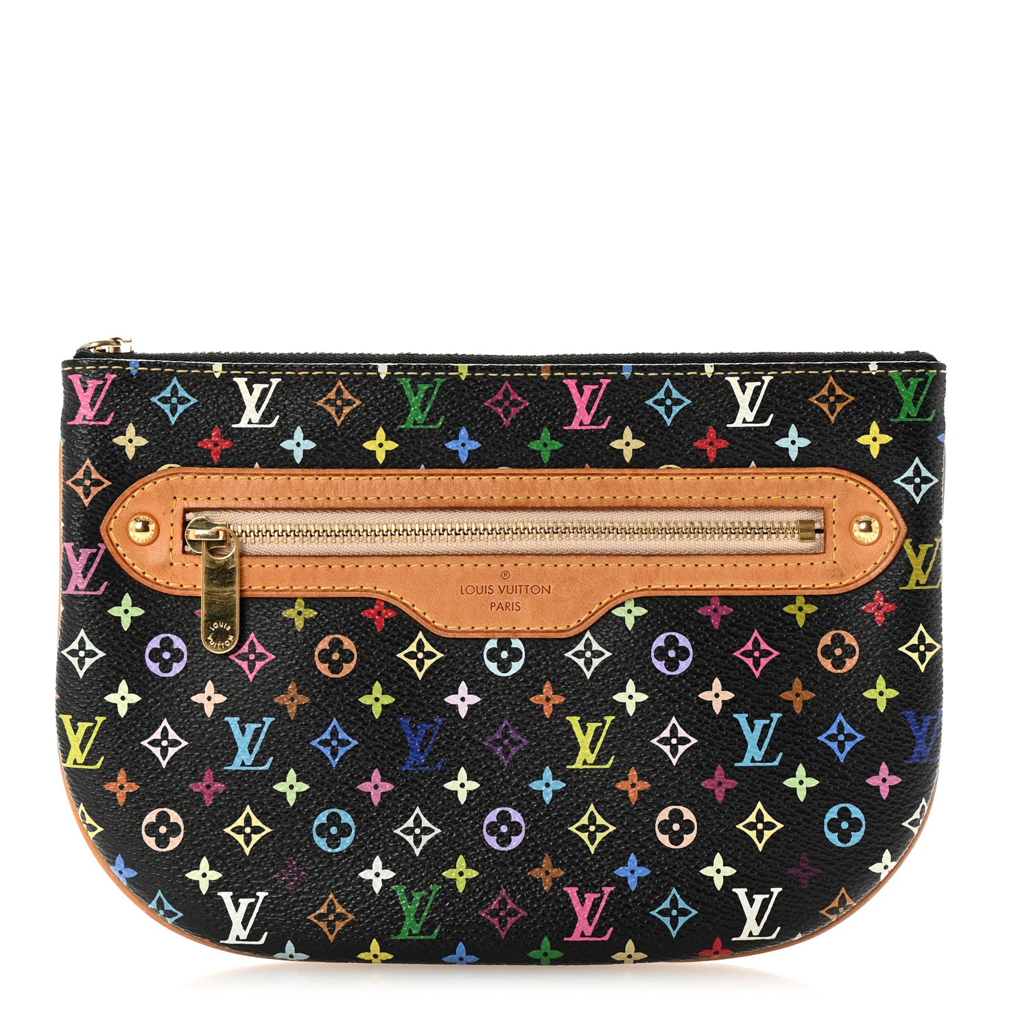 Louis Vuitton Monogram Multicolor Pochette Plate GM Black 1 of 6