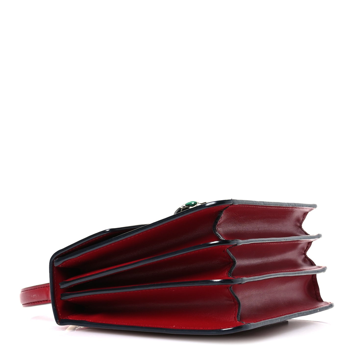 Calfskin Serpenti Forever Top Handle Red