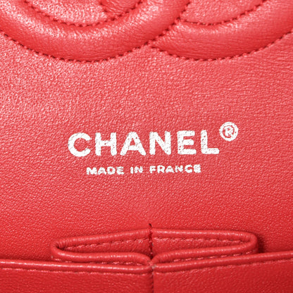 Chanel Lambskin Quilted Medium Double Flap Red 7 of 8