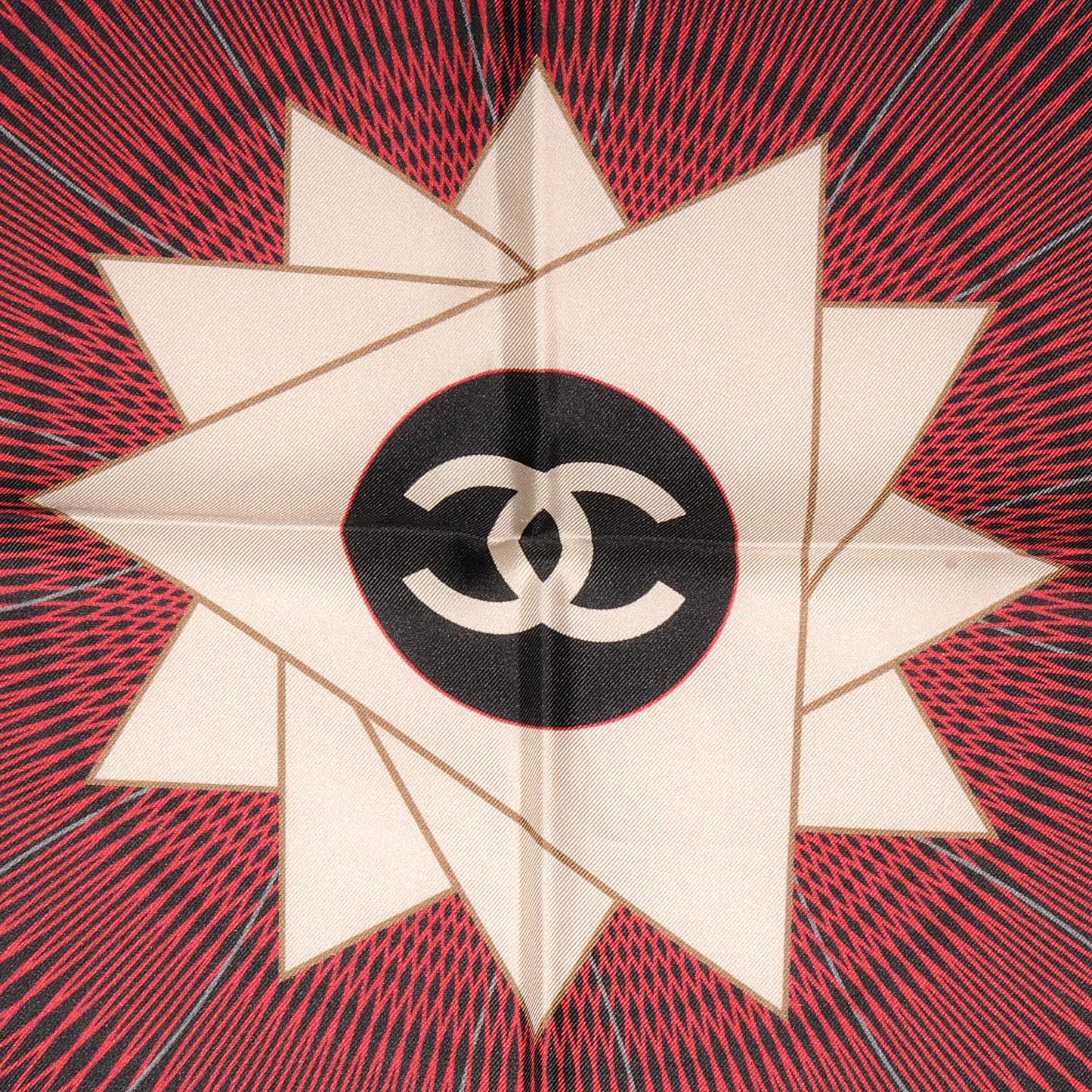 Silk Spiro Scarf Bordeaux