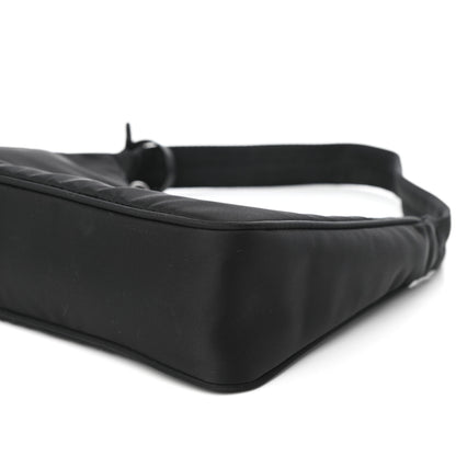 Prada Tessuto Nylon Mini Re-Edition 2000 Bag Black 11 of 12
