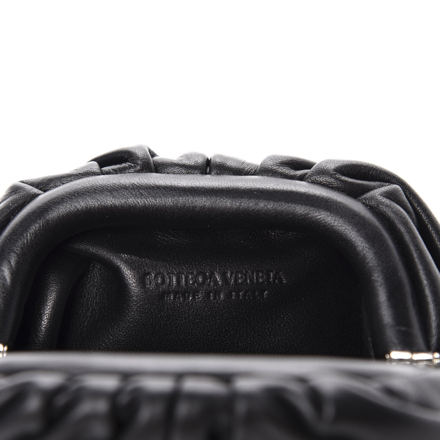 Butter Calfskin Coin Purse Black