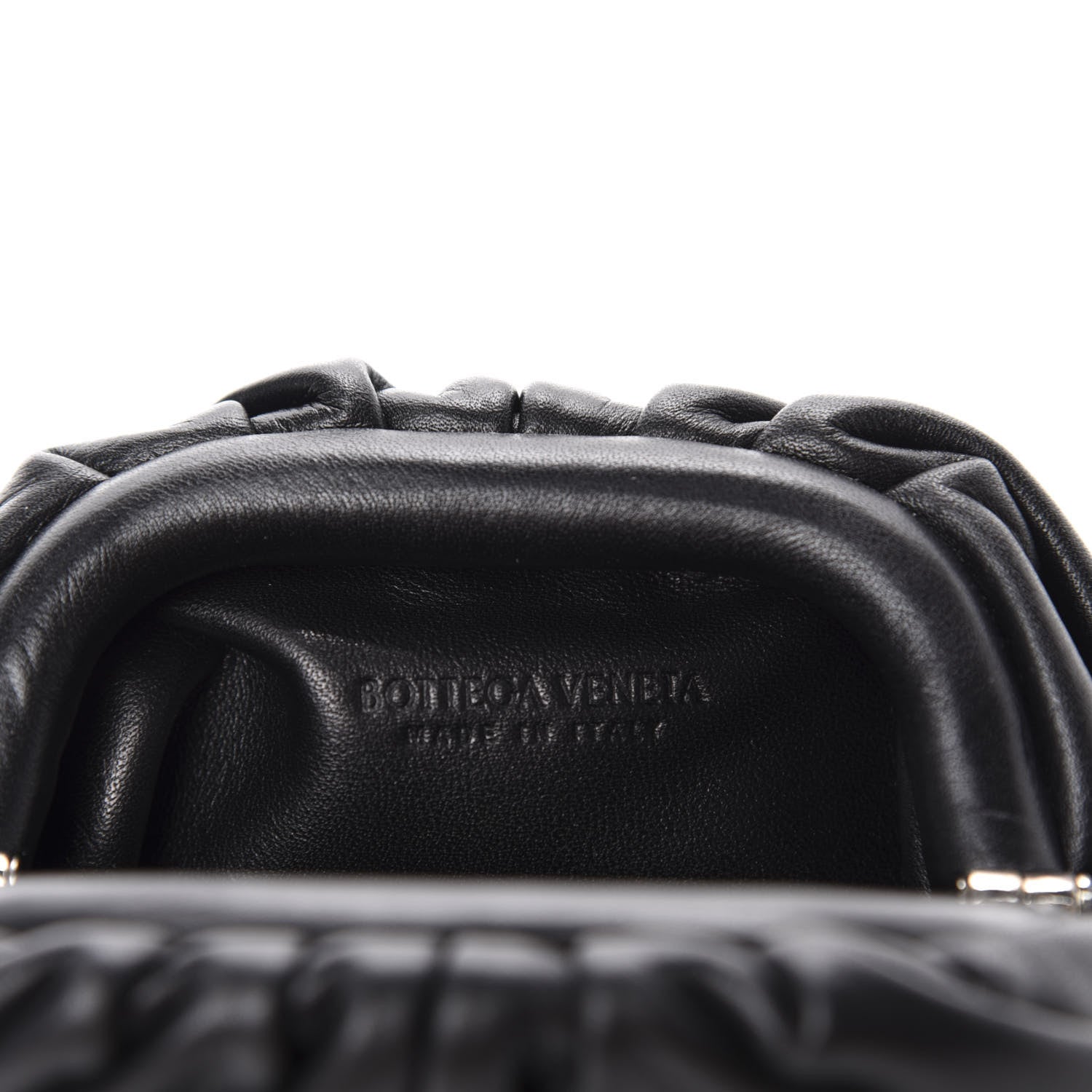 Bottega Veneta Butter Calfskin Coin Purse Black 8 of 11