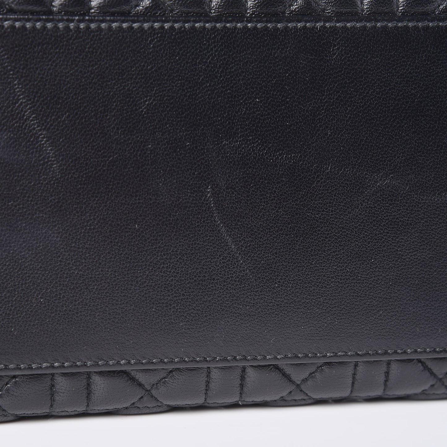 Lambskin Cannage Medium Lady Dior Black