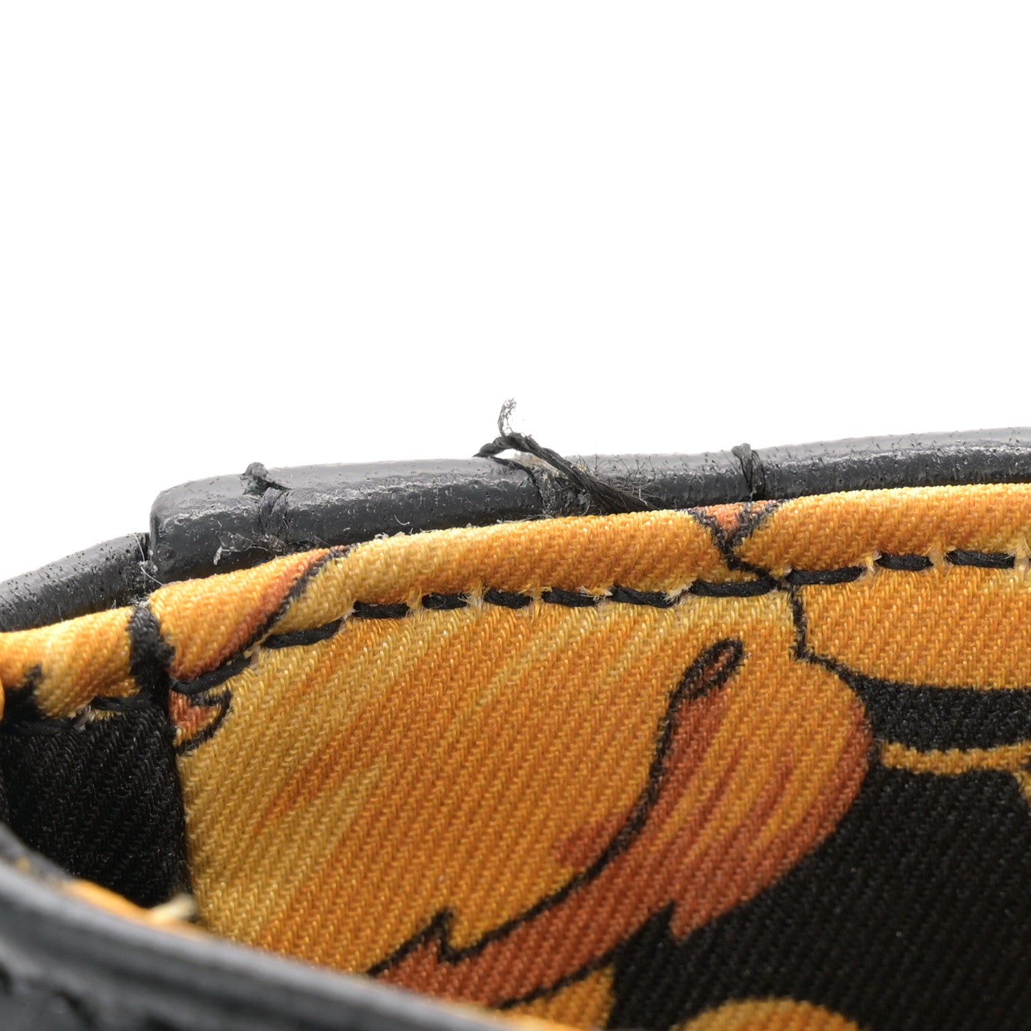 Versace Nappa Barocco Quilted Small Virtus V Chain Shoulder Bag Black 11 of 11