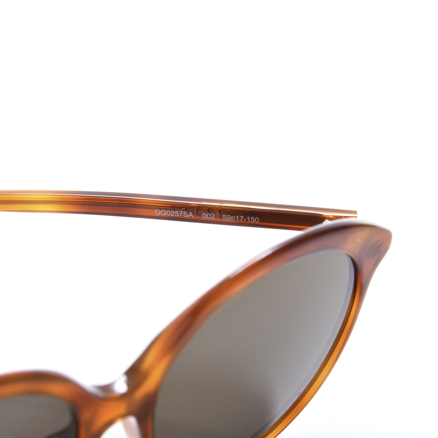 Acetate GG Sunglasses GG0257S Havana
