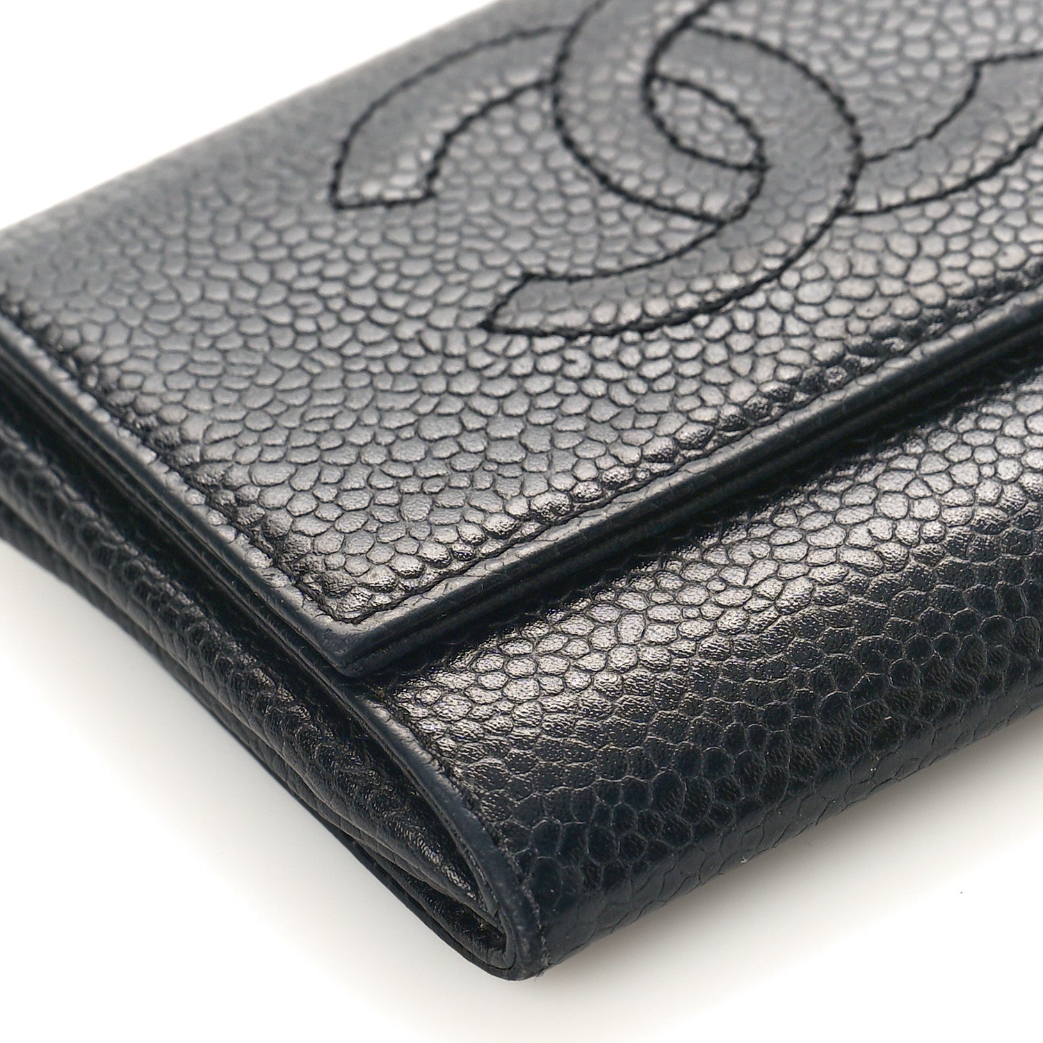 Chanel Caviar Timeless CC Flap Wallet Black 8 of 9