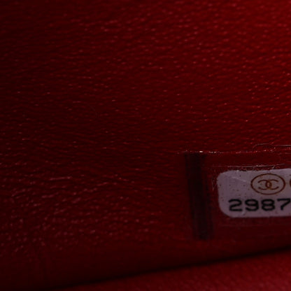 Chanel Lambskin Quilted Mini Rectangular Flap Red 7 of 12