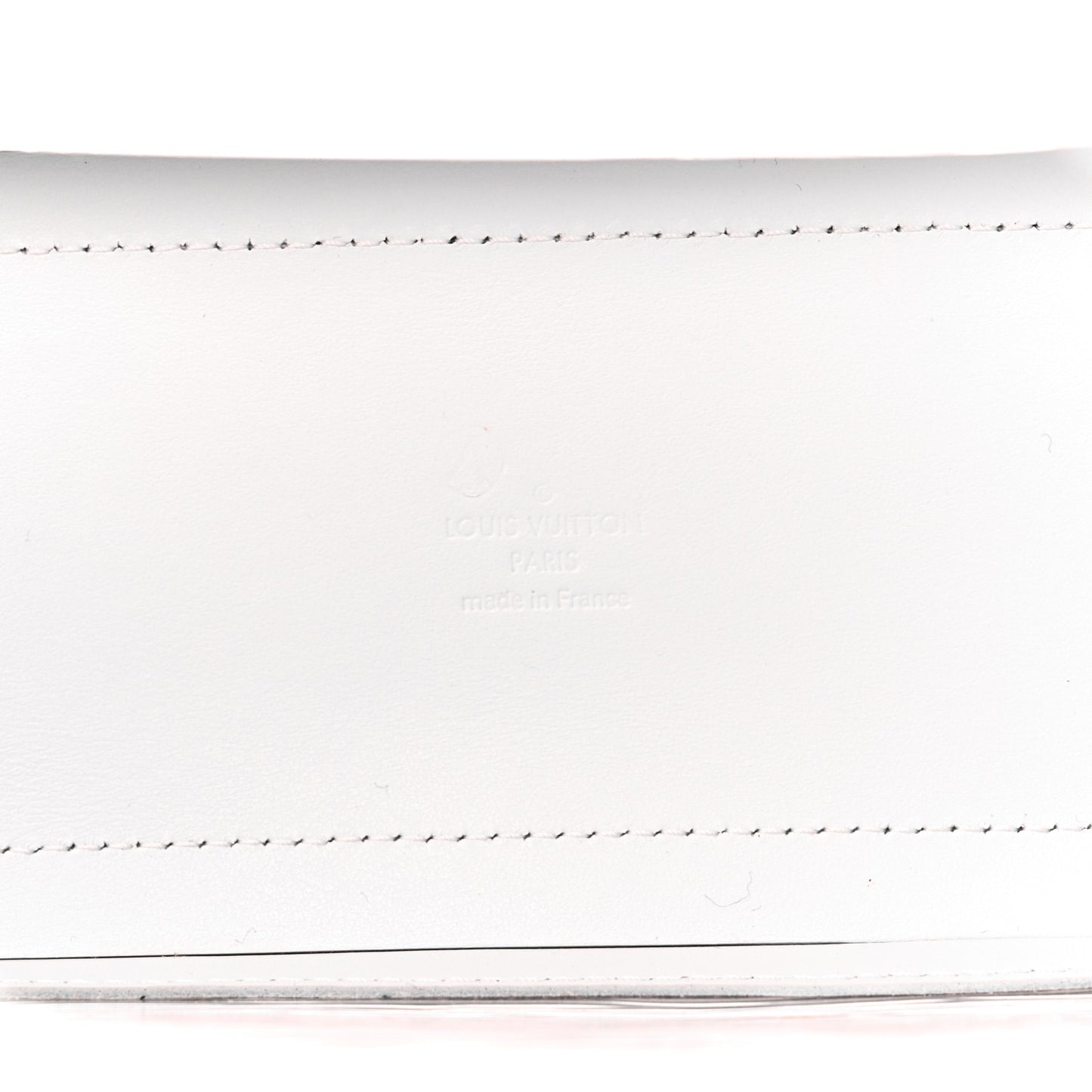 Calfskin PVC Epi Plage Soft Trunk Optic White
