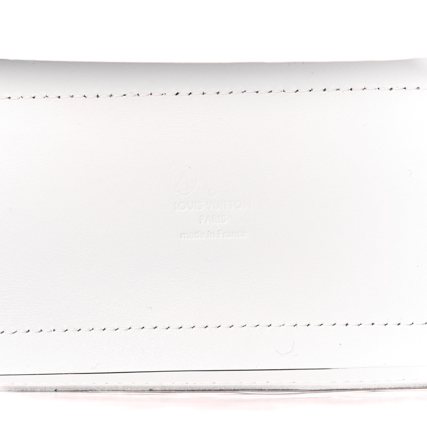 Louis Vuitton Calfskin PVC Epi Plage Soft Trunk Optic White 6 of 10