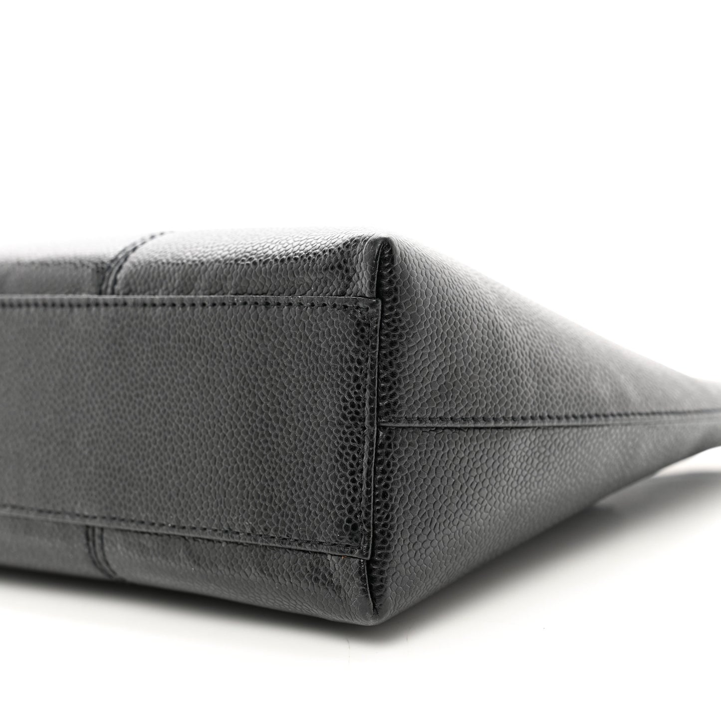 Grained Calfskin Bijoux Chain Shoulder Bag Black