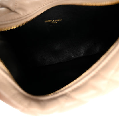 Saint Laurent Lambskin Quilted Icarino Bag Dark Beige 4 of 8