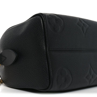 Louis Vuitton Empreinte Monogram Giant Speedy Bandouliere 20 Black 8 of 9