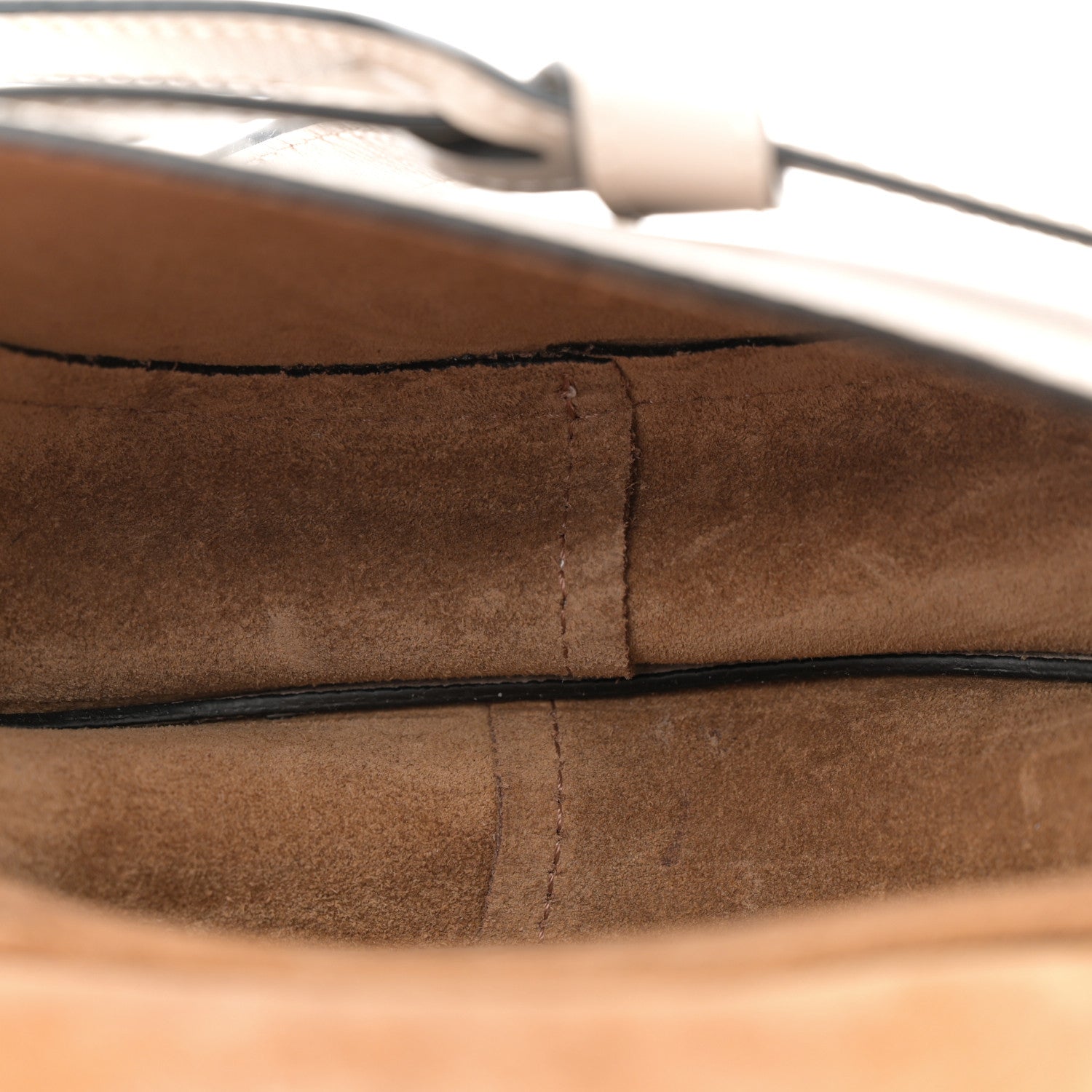 Loewe Grained Calfskin Mini Gate Crossbody Bag Light Oat 5 of 10