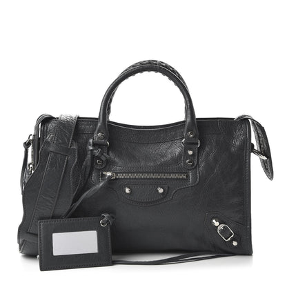 Balenciaga Agneau Classic Silver Hardware S City Gris Fossile 1 of 9