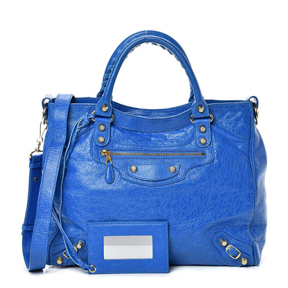 Balenciaga Agneau Giant 12 Gold Hardware Velo Bleu Lazuli 1 of 14