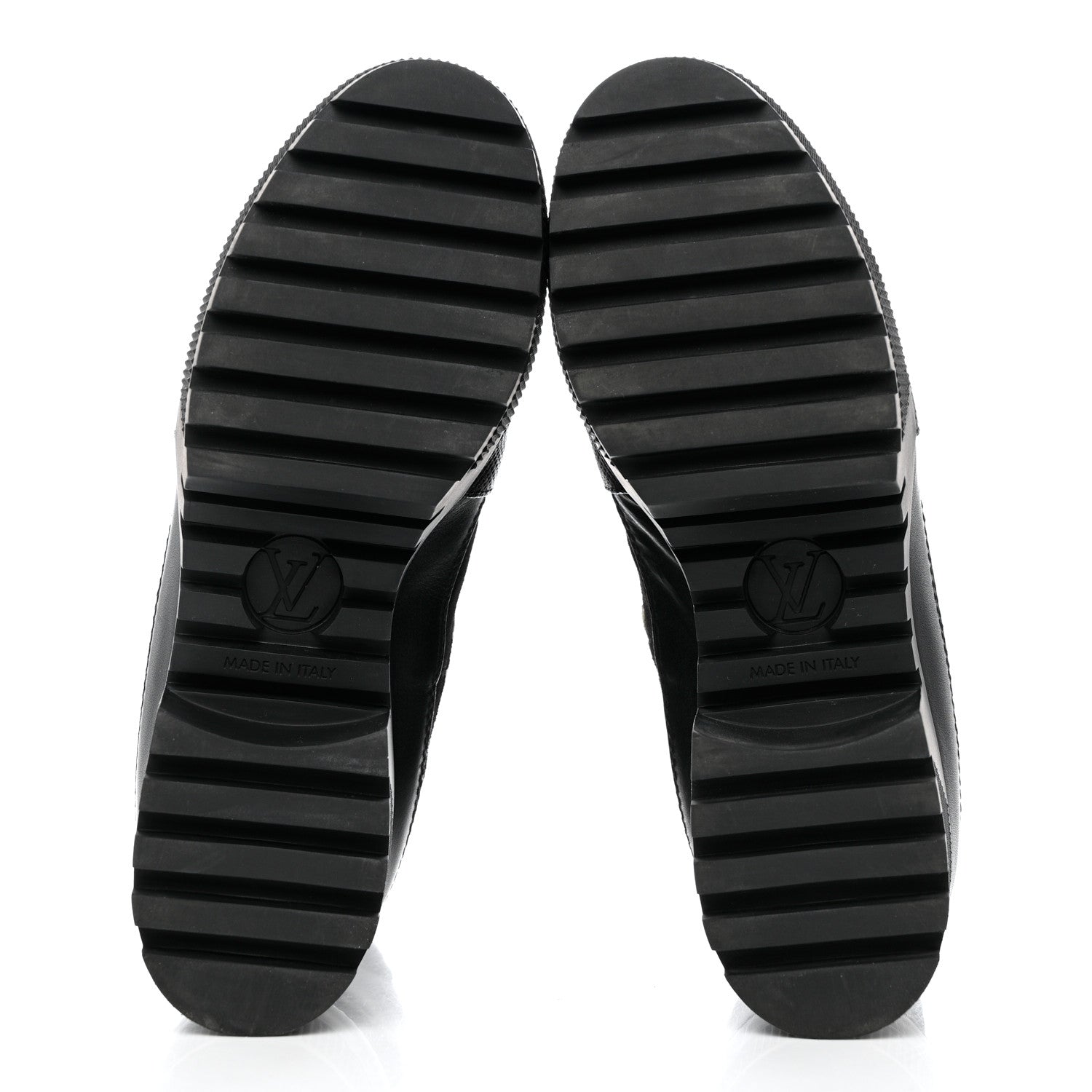 Louis Vuitton Velvet Calfskin Monogram Laureate Platform Desert Boots 37 Black Green 5 of 9