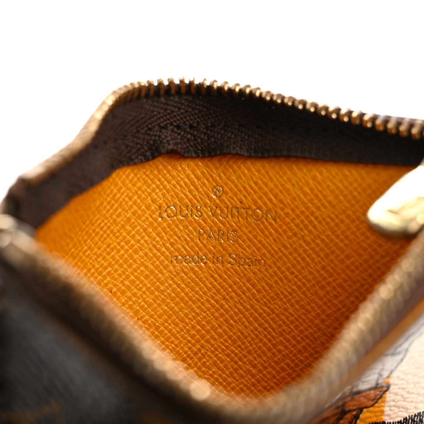 Monogram Groom Key Pouch