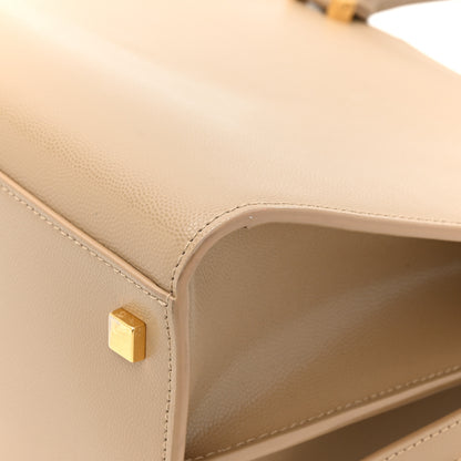 Saint Laurent Grain De Poudre Medium Uptown Tote Dark Beige 19 of 19