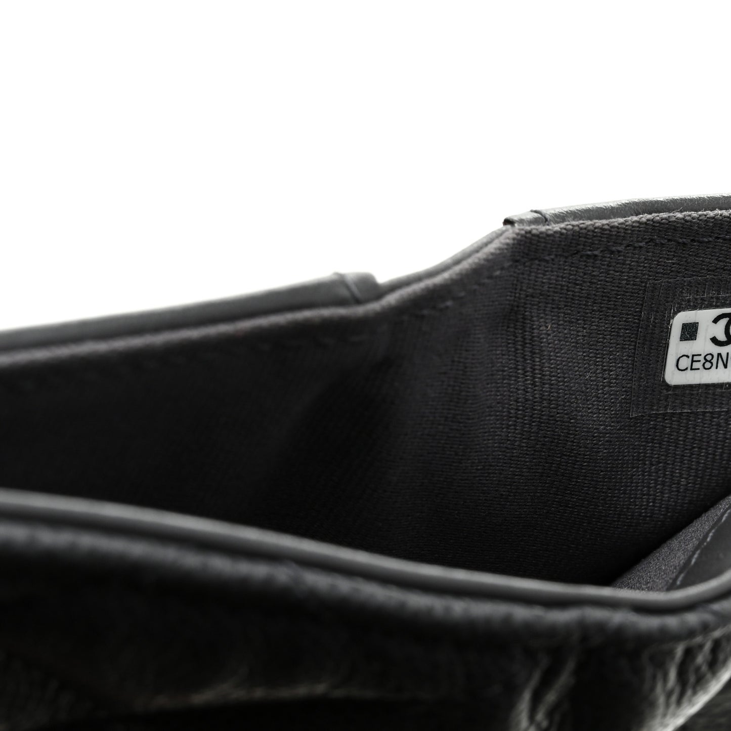 Caviar Quilted Medium Flap Wallet Grey